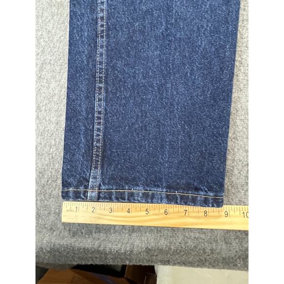 Wrangler 20X Jeans Men’s 36x32 Straight Fit Dark Wash Denim Mexico USA Fabric - Picture 8 of 10